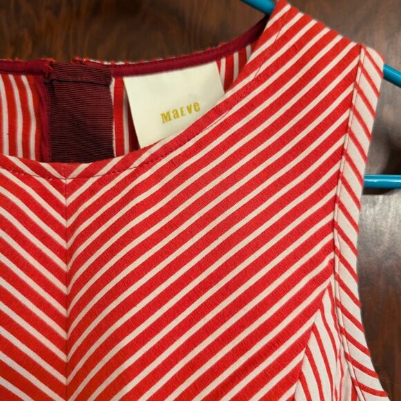 Like New! Anthropologie Maeve Cantua Peplum Top - Picture 5 of 12